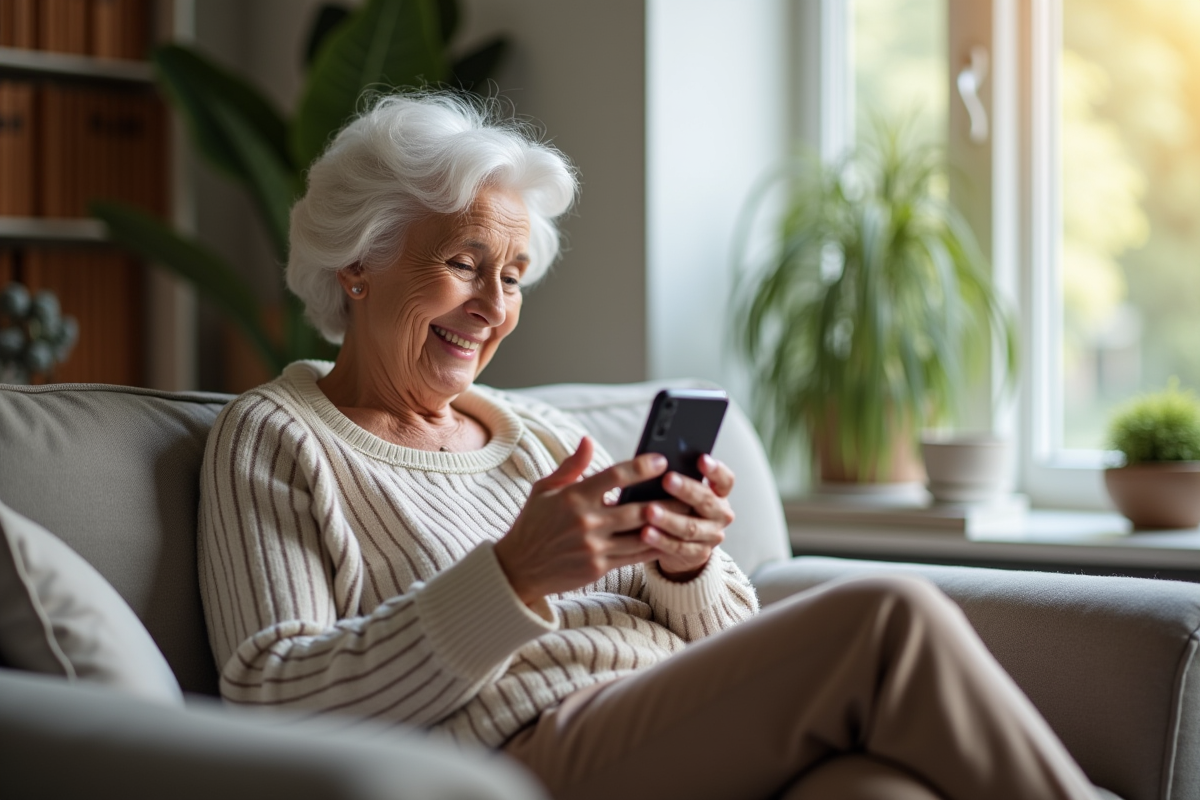 Téléphone portable pour seniors : les recommandations de l’AARP